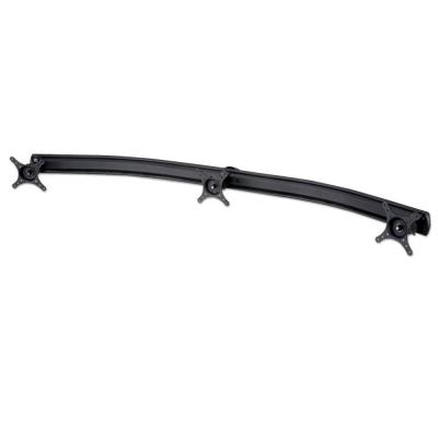 Triple Bracket Curved Arm Black - Pole Not Included